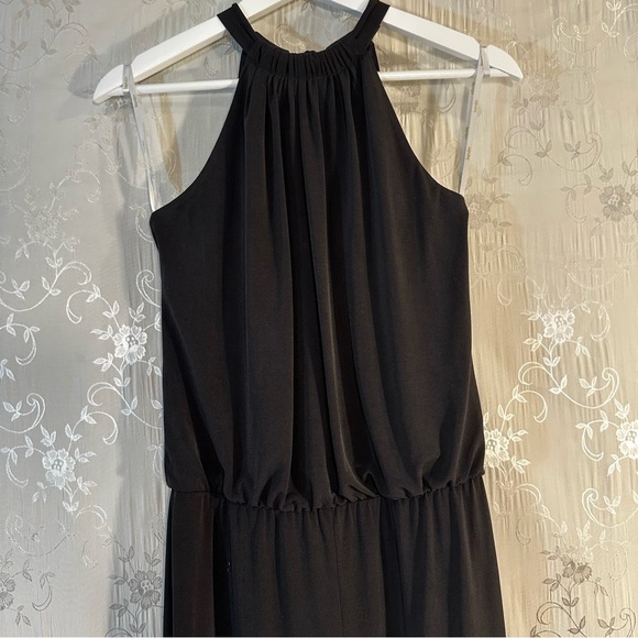 Laundry By Shelli Segal Black Halter Jumpsuit Size 2 - Picture 2 of 10